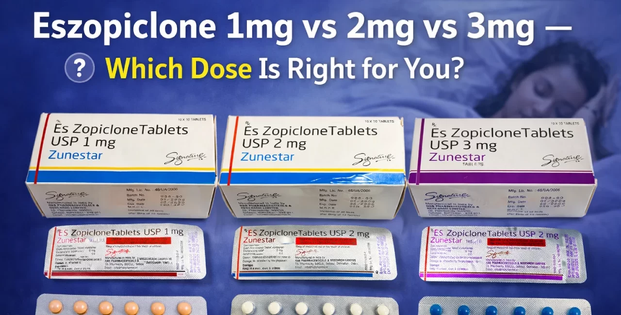 Eszopiclone 1mg vs 2mg vs 3mg — Which Dose Is Right for You?